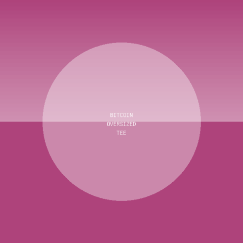 Bitcoin Oversized Tee